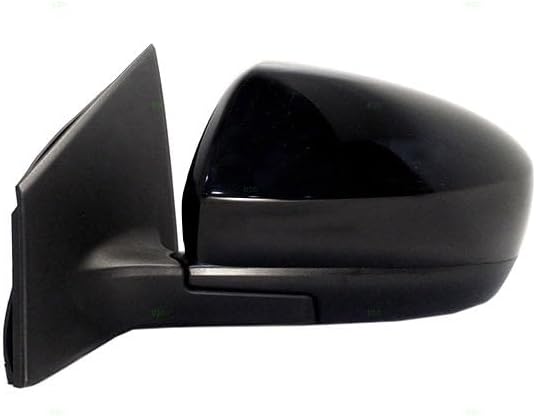Drivers Power Side View Mirror with Flat Glass Ready-to-Paint Replacement for Mazda SUV TE69-69-18ZG