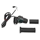 Jeu de poignées torsadées, poignées d'accélérateur de vélo 12 V à 99 V pour véhicules...