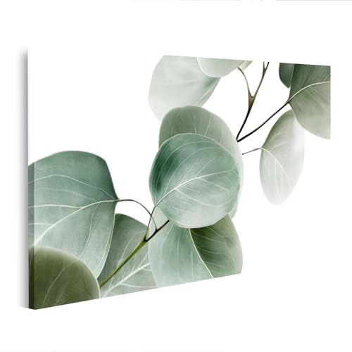 Toile eucalyptus délicates déco salon nature islandburner