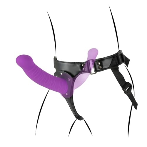 Giftoyou ペニスバンド ペニバン ダブルディルド 双頭 SM 男女兼用 サイズ調整可能 SMグッズ レザーパンツ付き 大人のおもちゃのサムネイル