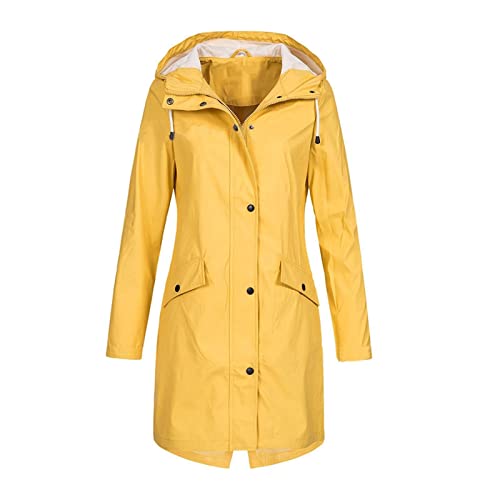 Veste imperméable femme coupe-vent et résistante en polyester