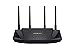 ASUS RT-AX3000 Ultra-Fast Dual Band Gigabit Wireless Router - Next Gen WiFi 6, Adaptive QoS, and AiProtection by Trend Micro | 1x WAN, 4x 1G LAN, 1x USB 3.0 - AiMesh Compatible