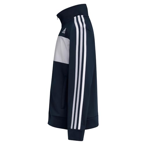 adidas Boys' Iconic Tricot Jacket (Tricot Collegiate Navy, Large)2