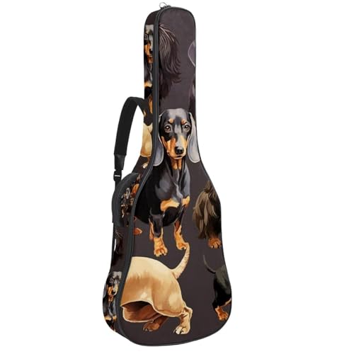 Sac pour guitare acoustique imperméable grand étui souple 101.6 cm teckel