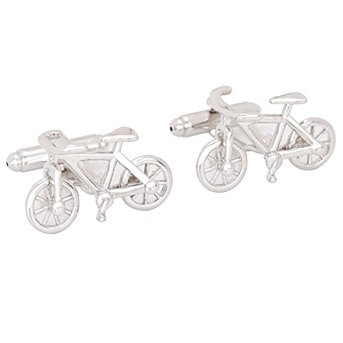 FLYAMAPIRIT Lot de boutons de manchette pour homme Roman Vélo Voiture avec présentation Boîte cadeau Bijoux Accessoires Cadeau, Acier inoxydable Cover