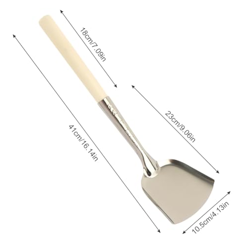 Feuerstellen-Ascheschaufel, Langstielige Feuerstellen-Schaufel, Pizza-Ofen-Reiniger mit Holzgriff, Kaminkelle Holzkohle-Grill-Ascheharke Gartenarbeit Kaminwerkzeug, für Haushalt Camping Küche