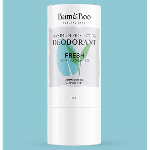 The Bam&Boo Toothbrush Desodorante natural en barra de Menta y Eucalipto sin aluminio ni alcohol Cover