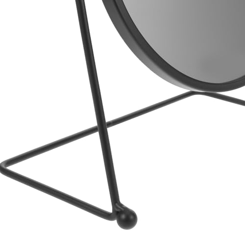 Espejo de Maquillaje Ovalado Giratorio con Soporte Negro miniatura 3