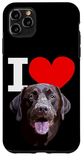 I Love Chocolate Lab Dog �u���E�� ���u���h�[�����g���o�[ ���l �X�}�z�P�[�X iPhone 11 Pro Max �p