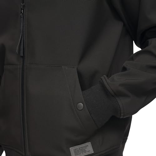 Image of Levi's Men's Hooded Water Resistant Softshell Bomber Jacket