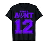 Photo Gallery personalizzato proud football aunt number 12 p personalizzato maglietta Photo Gallery personalizzato proud football aunt number 12 p personalizzato maglietta