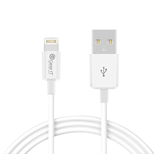 GearIt [Apple MFi Certified] Lightning to USB Cable (6 Feet / 1.8 Meter) White