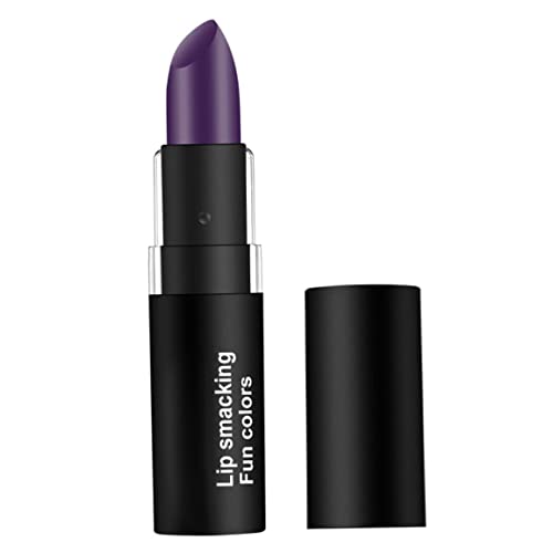 Lápiz labial de terciopelo mate, color morado uva, resistente al agua, antiadherente, de larga duración, brillo labial hidratante para maquillaje de Halloween