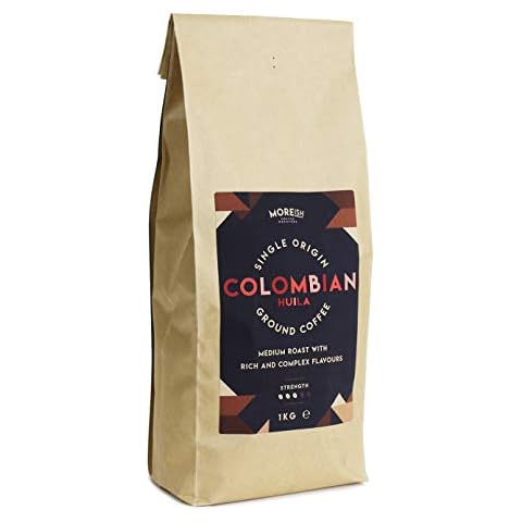 Moreish - Colombian Huila - Single Origin Ground Coffee - 1kg Cover