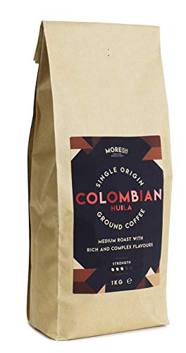 Moreish - Colombian Huila - Single Origin Ground Coffee - 1kg