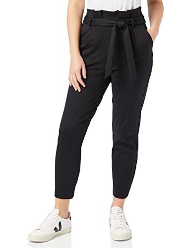 MERAKI Women's Paula Paper Bag Pants, -Black, S