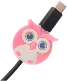 واقي كابل من السيليكون مصمم على شكل بومة لطيفة لحماية كابل الشاحن من جي باور - متعدد الألوان