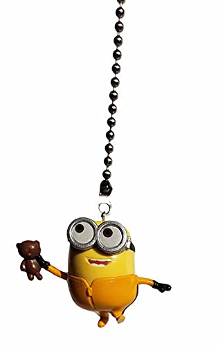 Yellow Minion Ceiling Fan Pull Chain Ornament Bob The Minion Figurine Dangler