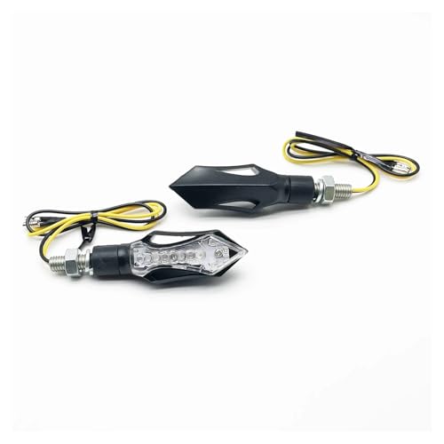 Indicateurs de moto clignotant transparent haut de gamme style flèche