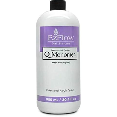 EZ Flow Q Monomer False Nails, 30.4 Fluid Ounce Cover