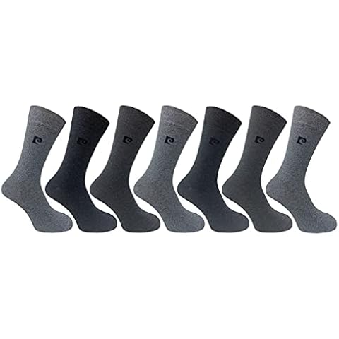 Pierre Cardin Men's Grey plain Socks | 7 Pairs | U.K. Size 7-11 | Men's Grey mix socks, Men's work socks, Plain Grey Men's socks, Socks for Men, Eco-friendly Socks Cover