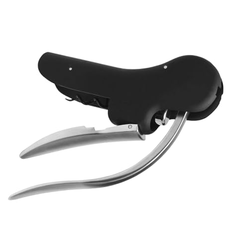 Kelisdi Abrebotellas de vino de diseño de apalancamiento resistente al óxido, tamaño de construcción resistente, sacacorchos rápido para regalo o uso diario, extractor de corchos de agarre ergonómico