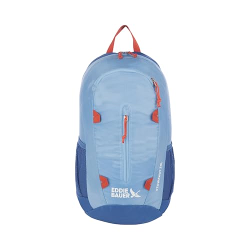 Image of Eddie Bauer Stowaway Packable Backpack | Travel | Outdoor | Lightweight | Foldable | Durable | Ripstop Polyester | 20L - Coast Blue