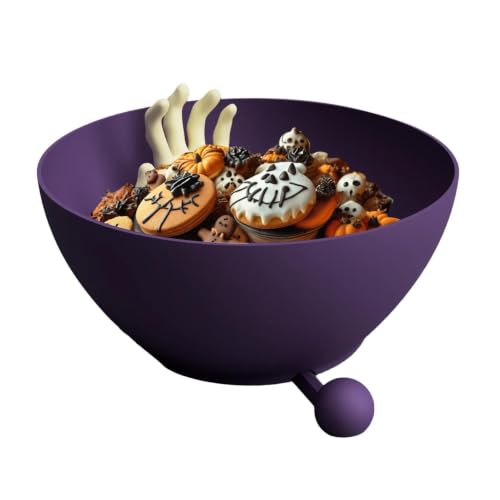 Cuenco de Halloween para caramelos profundo para evitar caídas de dulces en mesas 2