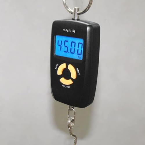 Portable Mini Digital Hook Scale - Accurate LCD Weighing Scale for Luggage & Fishing - Lightweight Handheld Design for Easy Travel Weighing, Ideal for Suitcases & Outdoor Use