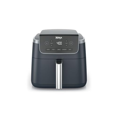 Ninja Air Fryer Pro 5-in-1 | 5 QT Capacity, Air Fry, Bake, Roast, Reheat, and Dehydrate, Air Crisp Technology | Nonstick Basket & Crisper Plate | Cyberspace | AF142BL