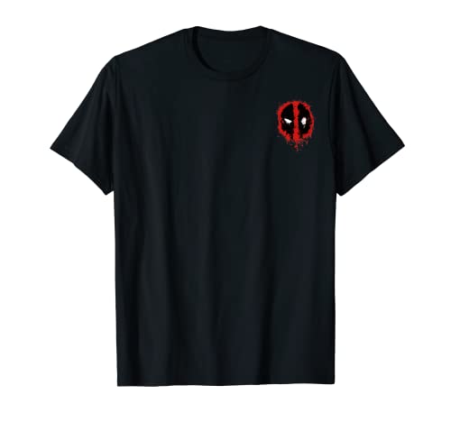 Marvel Deadpool Corner Chest Logo Camiseta