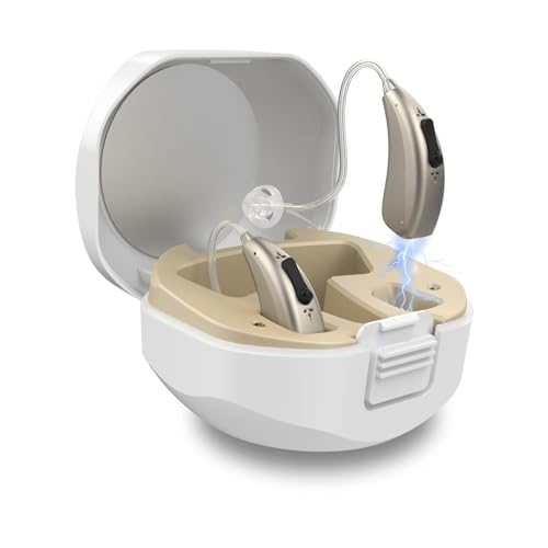 Rechargeable Hearing Aids for Seniors Severe Hearing Loss Earrck Hearing Amplifier with Noise...