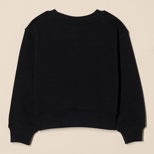Amazon Essentials Mädchen Sweatshirt, Schwarz, 6-7 Jahre
