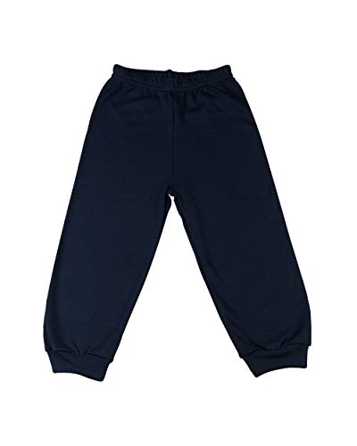 Calça Bebê de Suedine Sem Pezinho - Marinho 2