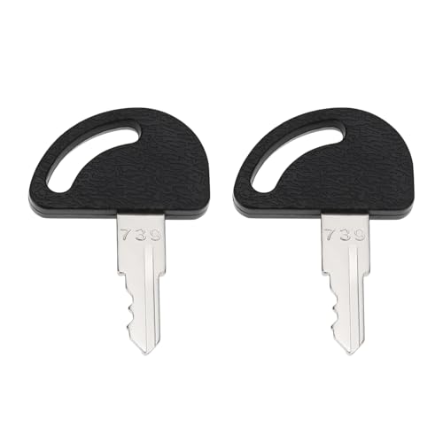 LT Easiyl 2pcs 739 Double Wheel Spare Key Replacement Keys Compatible with TGA Wheelchair Powerpack Duo Disabled and Elderly People Use Black