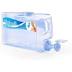 Dispensador De Agua Para Cocina Integral Domplex Dispensador de Agua Liqfresh, 5 Lt, Se Encaja en la Nevera, Plástico Polipropileno