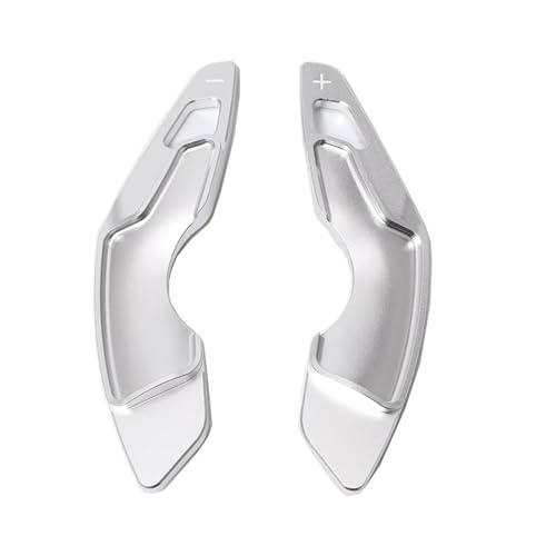 �V�t�g�p�h�� Compatible With For NX 300h 300 RC 300 350 2015-2020 For IS 300 350 2013-2020 �Ԃ̃X�e�A�����O�z�C�[���p�h���V�t�^�[�����V�t�g(Silver)