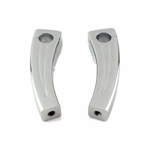 Rehausses de guidon chromées 25 mm pour moto Shadow 750 VTX
