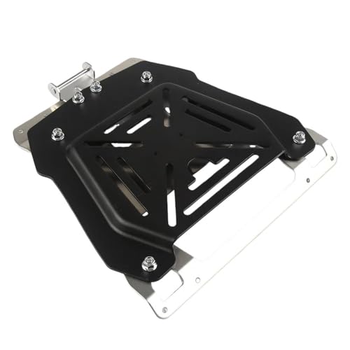 Porte bagages moto universel avec plaque de base et fixation rétractable