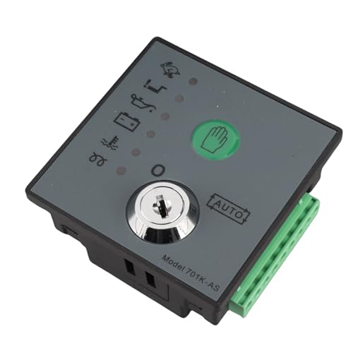 Acouto Módulo Controlador de Grupo Electrógeno Controlador de Grupo Electrógeno Automático de 5 Generadores DC8‑35V Es un Suministro de 1 2 A CC del del del Generador Automático