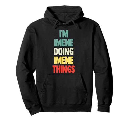 Il nome è Imene che dice sarcastico Tee Imene, design personalizzato per nome per Imene è un'ottima idea regalo per le donne regalo per imene divertente, nome personalizzato Imene, regalo di compleanno con nome Imene, divertente design personalizzato per maglietta Imene.