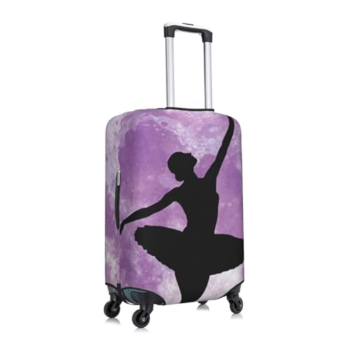 Ballerina Dance Print Luggage Suitcase Covers Elastic Washable Luggage Protector Luggage Covers For Suitcase3