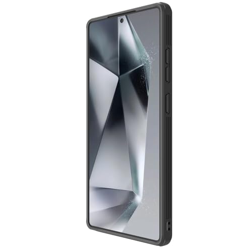 Image of Nillkin Case for Samsung Galaxy S25 Ultra (6.8 inch Inch) CamShield Pro Slider Camera Close & Open Double Layered Protection TPU + PC Black Color