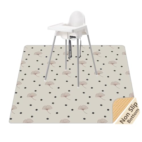 Image of Splat Mat for Under High Chair, Waterproof Washable High Chair Floor Mat