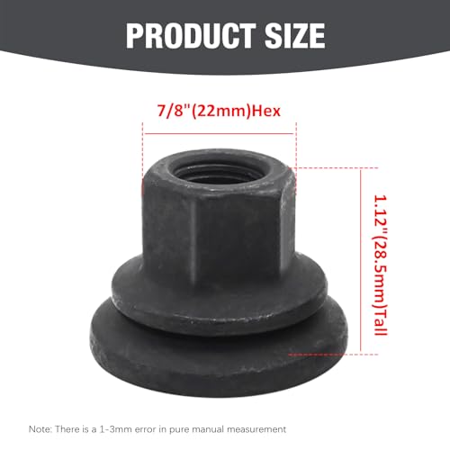 Image of Saihisday Wheel Nut 10Pcs 611-936 6509424AA Wheel Nut, Lug Nuts Replacement for Dodge Ram 3500 4500 5500 Models, Replaces 6509424AA