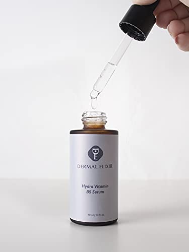 Dermal Elixir Hydra Vitamin B5 Facial Serum 40Ml, Hydrating & Lightweight, Oil-Free, Oily & Sensitive Skin Type #TOP1