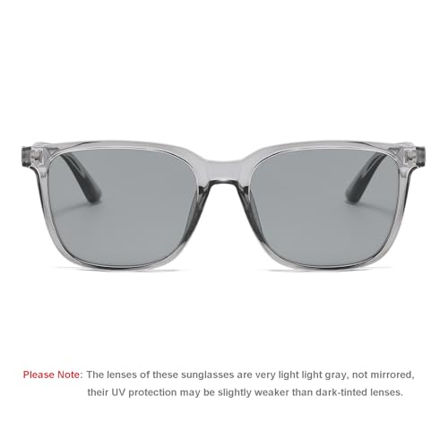 Image of Gleyemor Polarized Mens Square Sunglasses UV400 Protection Sun Glasses