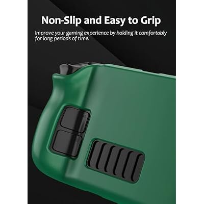 Steam Deck Case,Steam Deck OLED Case,Kickstand Protective Case for Steam Deck/Steam Deck OLED, Steam Deck Accessories That are to Drops, Scratches, dust, and Fingerprints-(Black)