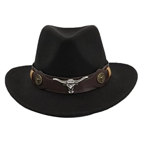 Sombrero Fedora de Lana con Cinturón de Cuero Cover