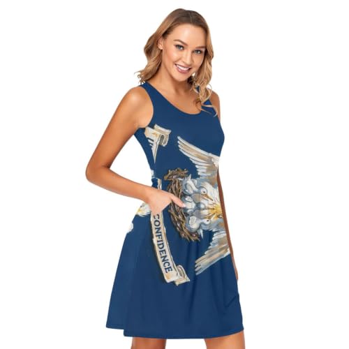 Robe d'été sans manches anti-chaleur avec poches pour ne plus s'encombrer